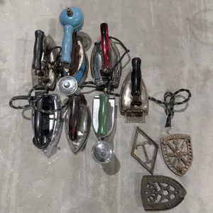 Lot of Vintage various Irons w/ Sad Iron parts