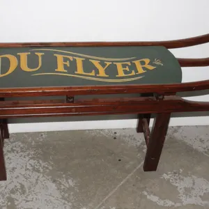 VINTAGE DUCKS UNLIMITED SLEIGH STYLE COFFEE TABLE
