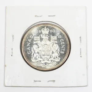 1960 CANADA SILVER HALF DOLLAR