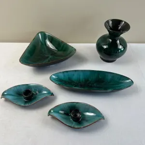 Blue Glazed Pottery