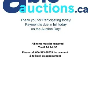 SURREY JUNE 25 ON-LINE AUCTION