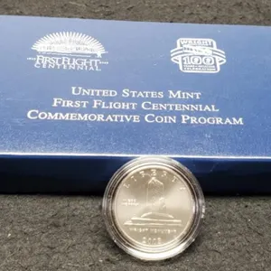 2003 Comm. Half Dollar "First Fights" w/