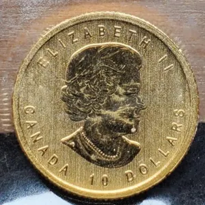 1812-2012 1/4 Oz. .9999 Gold Canada $10 Unc.