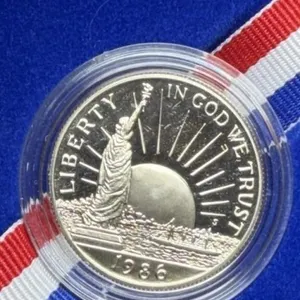 1986-S Statue Of Liberty Half Dollar Clad Proof w/