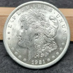 1921 Morgan Dollar AU