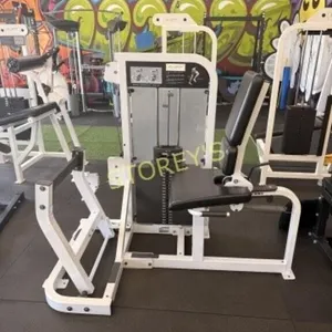 * Life Fitness Horizontal Calf Machine