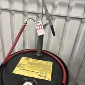 55-gallon plastic drum oil