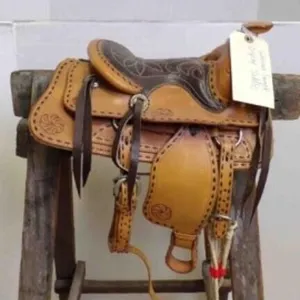 Antique Western Salesman's Sample Display Saddle