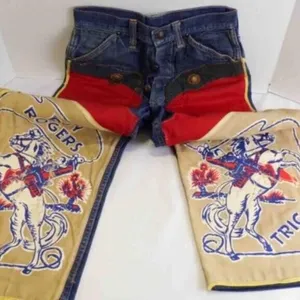 Vintage Children's Roy Rogers "Trigger" Jean Chaps