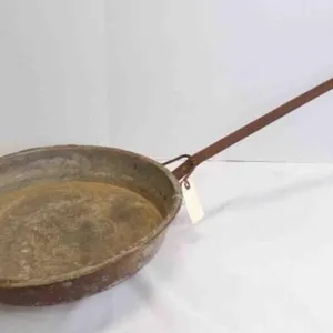 Historical Antique Hand-Forged Copper Skillet