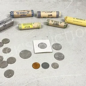 USA assorted coins - many in rolls