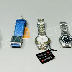 5 quartz wrist watches - need batteries