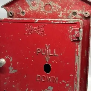 Antique Northern Electric Gamewell fire alarm box