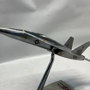 Vintage FOM Misano Italy Diecast Airplane on stand
