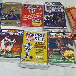 Vintage sports card pack sealed lot