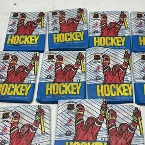 Vintage NHL hockey sealed wax pack lot