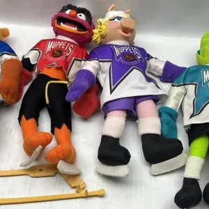 Vintage Muppets NHL plush Doll Toy lot