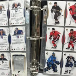 NHL trading card hockey binder lot