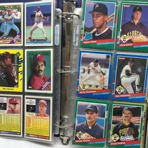 MLB baseball trading card binder lot