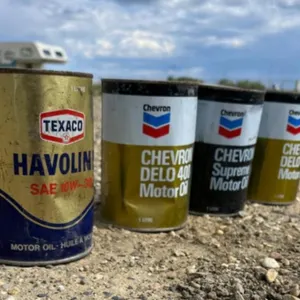 ANTIQUE OIL CANS