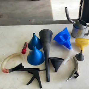 Automotive Fluid Funnels and Oil Spout Dispenser Lot