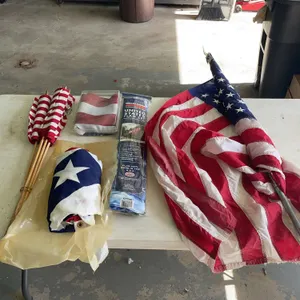 Valley Forge American Flag Sets and Decorative Flags Lot