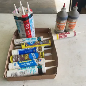 Assorted Home Sealants Caulking and Concrete Repair Filler Lot