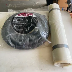Water Ace Sump Pump Drain Kit And Plastic Sheeting