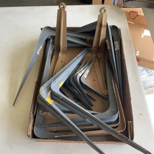 Assorted Metal Shelf Brackets