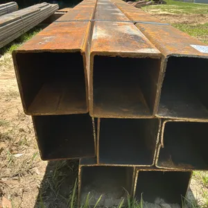 QTY OF (8) 20' X 6" X 6" SQ. .188" TUBING
