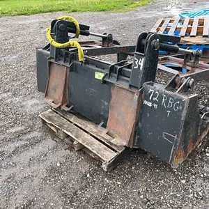 72" Skid Steer Skeleton Bucket Grapple Atttachment