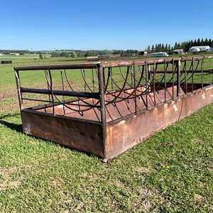 8' X 18' Steel Bale Feeder