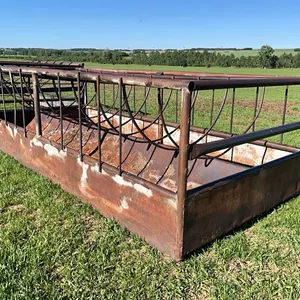 8' X 18' Steel Bale Feeder