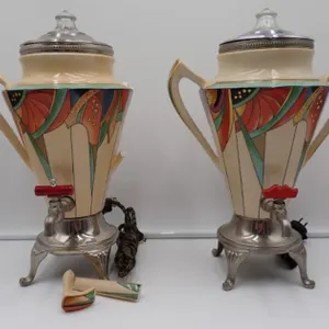 Two Modernistic Percolator Urns
