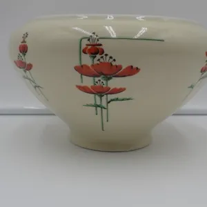 Royal Rochester Fraunfelter Red Poppy Pedestal Vase