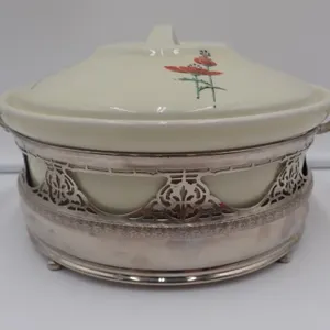 Royal Rochester Royalite Red Poppy Serving Dish