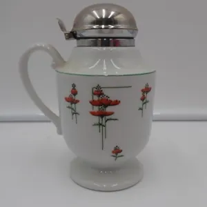 Royal Rochester Fraunfelter Red Poppy Syrup Pitcher