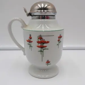 Royal Rochester Fraunfelter Red Poppy Syrup Pitcher