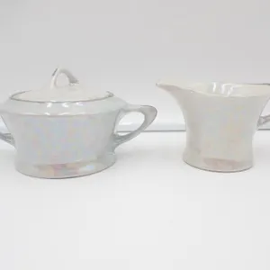 OHIO Art Company Lustreware Cream & Sugar