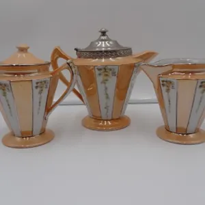 Teapot and Cream and Sugar