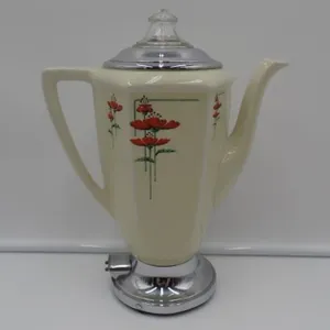 Royal Rochester Red Poppy Coffee Percolator