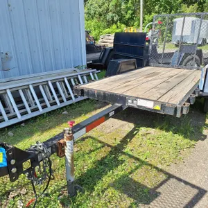 Region Welding Equipment Trailer, 4'x8' Deck, Wood Deck with Metal Ramp, 3,500 Lb. GVWR, MN Permanent Sticker #ADFM670