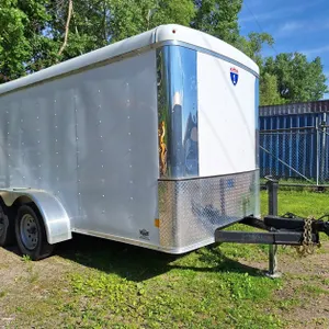 2023 Interstate Enclosed Tandem Axle Trailer, 12'x5.5'x6.5', VIN 1UK500E23P1108161, 2" Hitch Ball, MN Plate CSH5932, Tabs Expired Feb. 2026