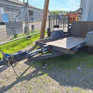 2019 Redi Haul ML5460 Metal Trailer with Tilt Bed and Ramp, 9'x4.5' Bed, 5,840 Lb. GVWR, Model ML54060S, MN Plate #6502CTS, Tabs Expire Feb. 2027