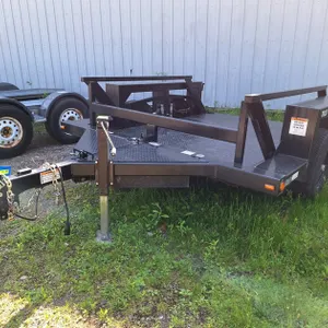 2024 Triple L Power Deck 7610 Tandem Axle Drive-On Equipment Trailer, 9'x6' Deck, Serial 005010?077, MN Plate #CSM2751, Tabs Expire Feb. 2027