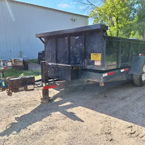 2015 Region Welding Tandem Axle Dump Trailer, 12'x7' Box, 14,000 Lb. GVWR, VIN 9DT1721FU169284, MN Plate #5474CTB, Tabs Expire Feb. 2027