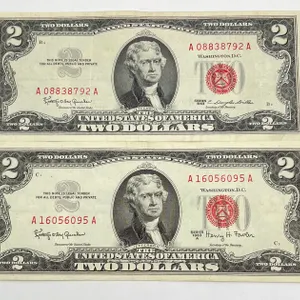 1963 and 1963-A $2 Red Seal Notes