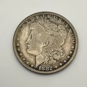 1882-O US Morgan Silver Dollar
