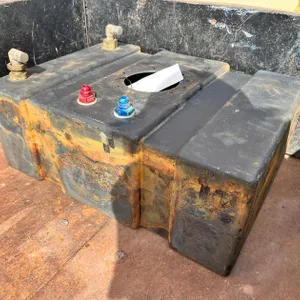 Tank with Hook ups and small Motor Fuel Tank