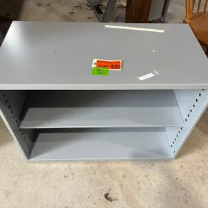 2-Shelf Metal Cabinet